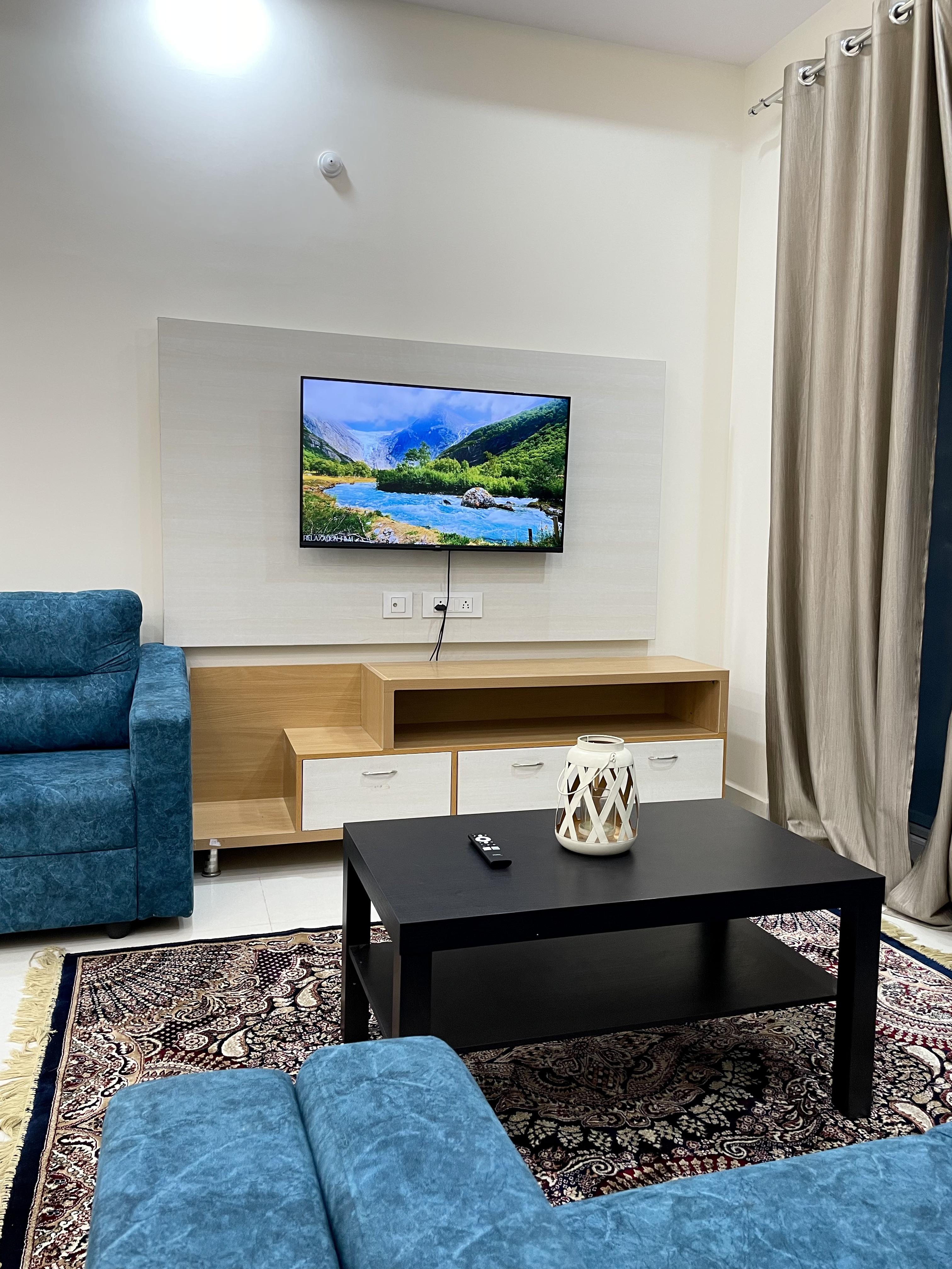 Living room corner with window